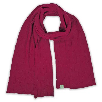 Otto & Spike Women's Pink / Purple Scarves - Tulip Fields - Rosewood Pink In Multi