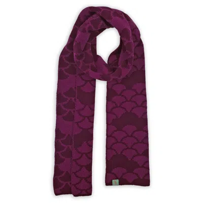 Otto & Spike Women's Pink Scarves - Recherche Bay - Bordeaux Maroon