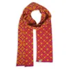 Otto & Spike Women's Red / Yellow / Orange Scarves - Lara - Fuchsia, Spice Red In Multi