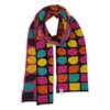 Otto & Spike Women's Scarves - Haus - Black, Fuchsia Pink In Black