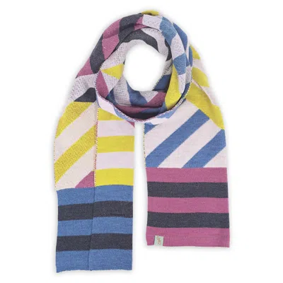 Otto & Spike Women's Scarves - Hello Sailor - Musk Pink, Wedgewood Blue In Multi