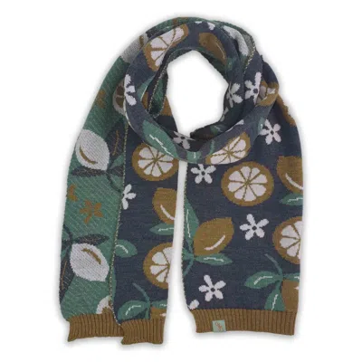 Otto & Spike Women's Scarves - Lemonade - Charcoal Grey In Gray