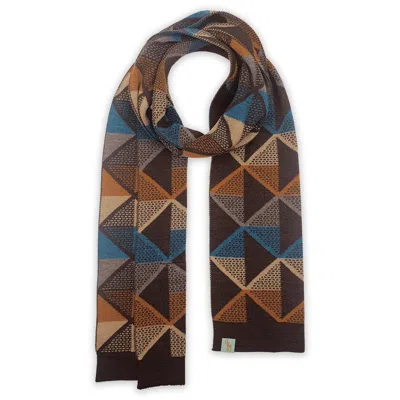 Otto & Spike Women's Scarves - Gracie - Merino - Brown