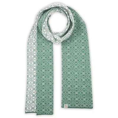 Otto & Spike Women's Scarves - Perforate - Merino - Green