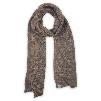 Otto & Spike Women's Scarves - Seggovia - Merino - Brown
