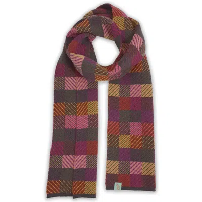 Otto & Spike Women's Yellow / Orange / Brown Scarves - Patch - Hickory, Bronze Brown In Multi