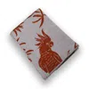 Otto & Spike Yellow / Orange Lightweight Wool Blankets - Hello Cocky - Bronze - X-small In Red
