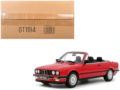 Otto Mobile 1986 Bmw 325i Convertible Bright Red Limited Edition To 2000 Pieces Worldwide 1/18 Model Car By Otto