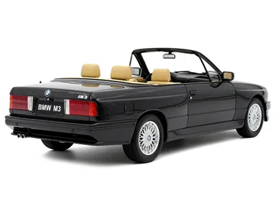 Otto Mobile 1989 Bmw E30 M3 Convertible Diamond Black Metallic Limited Edition To 3000 Pieces Worldwide 1/18 Mod