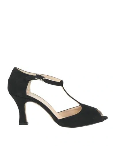 Ottocento Mary Moda Woman Pumps Black Size 8 Textile Fibers