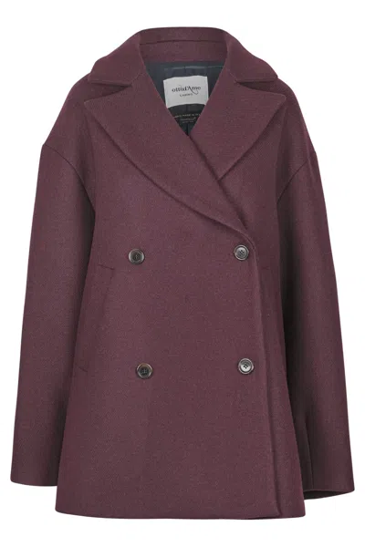 Ottod'ame - Coat - 461118 - Bordeaux In Burgundy