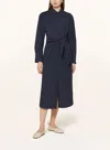 Ottod'ame Ame Shirt Dress In Navy In Blue