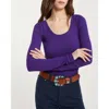 Ottod'ame Basic Shirt In Purple In Purple