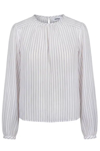 Ottod'ame - Blusa - 470786 - White / Blue In Multi