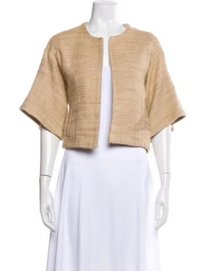 Pre-owned Ottod'ame Bolero In Neutral