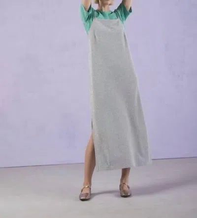 Ottod'ame Cami Dress In Silver In Grey