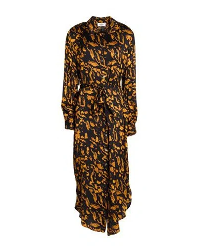 Ottod'ame Caring Woman Maxi Dress Black Size 10 Viscose