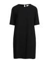 Ottod'ame Caring Woman Mini Dress Black Size 6 Polyester