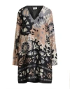 Ottod'ame Caring Woman Mini Dress Black Size 6 Viscose