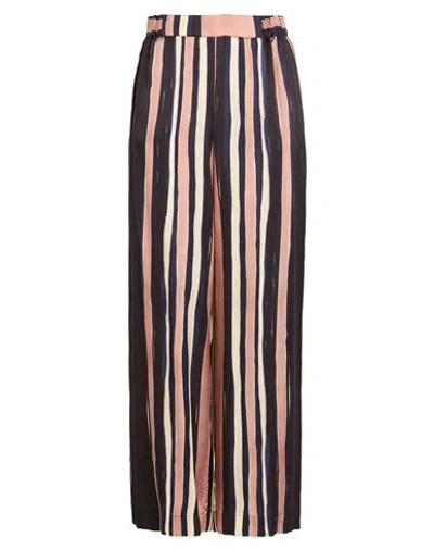Ottod'ame Caring Woman Pants Antique Rose Size 12 Viscose In Pink