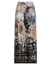 Ottod'ame Caring Woman Pants Black Size 12 Viscose In Multi