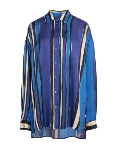 Ottod'ame Caring Woman Shirt Navy Size 12 Viscose