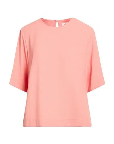 Ottod'ame Caring Woman Top Antique Rose Size 12 Polyester In Pink