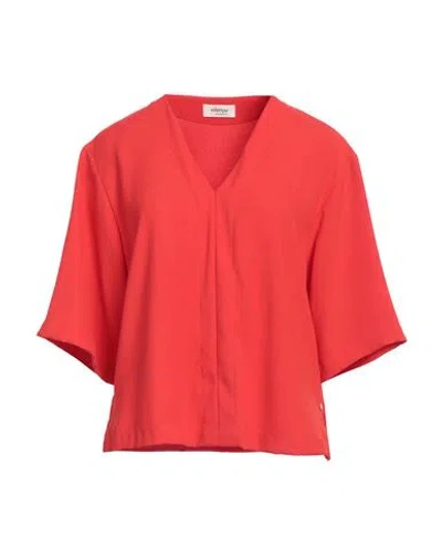 Ottod'ame Caring Woman Top Red Size 12 Polyester