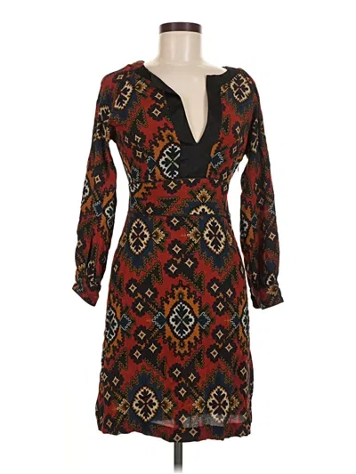 Ottod'ame Casual Dress In Burgundy