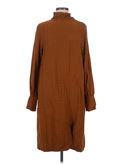 Ottod'ame Casual Dress In Brown