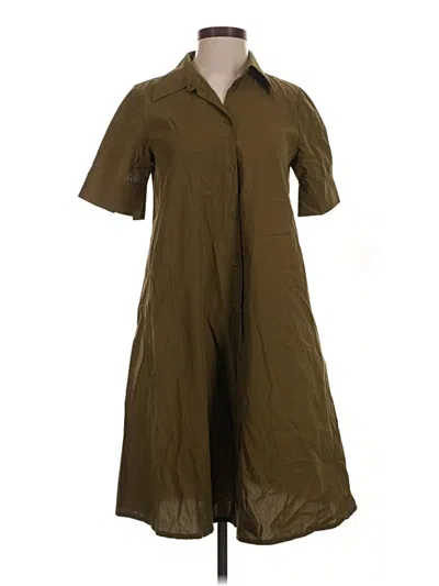 Pre-owned Ottod'ame Casual Dress In Brown