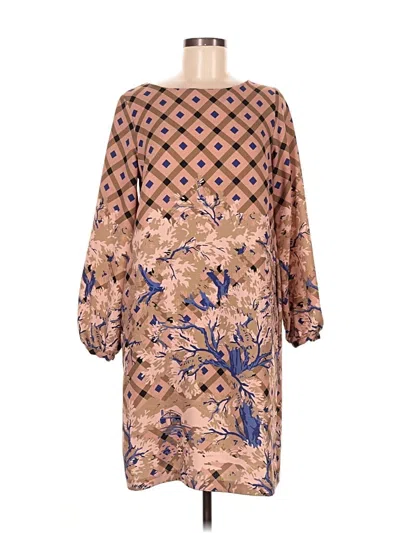 Pre-owned Ottod'ame Casual Dress In Tan