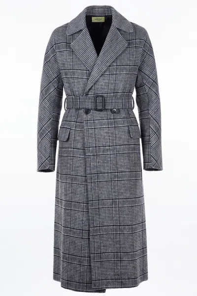 Ottod'ame - Coat - 480344 - Ghost Grey In Fantasia Grigio