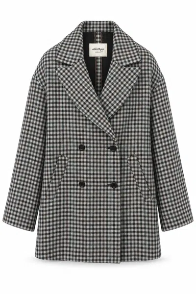Ottod'ame - Coat - 480350 - Fantasia Grigio In Blue