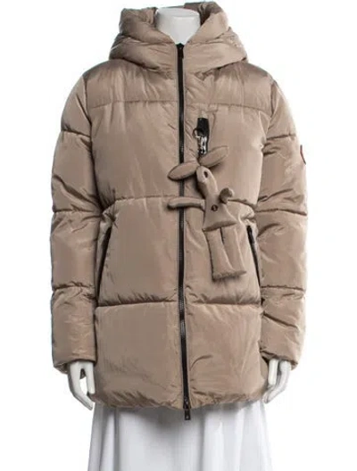 Pre-owned Ottod'ame Coat In Neutral