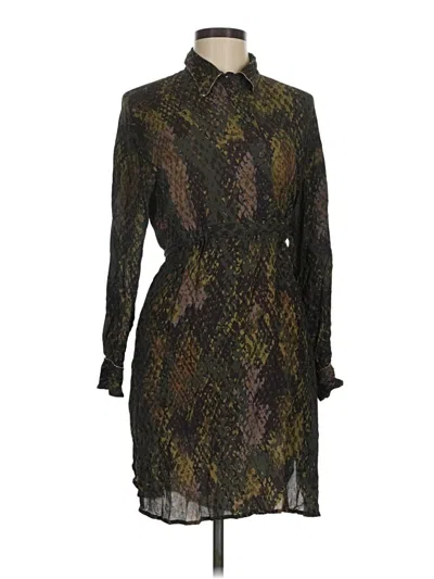 Pre-owned Ottod'ame Cocktail Dress In Brown