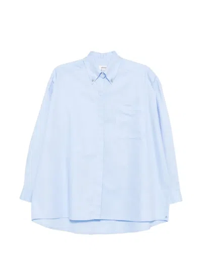 Ottod'ame Cotton Shirt In Blue