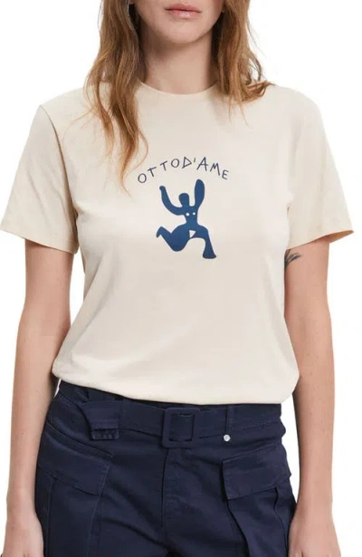 Ottod'ame Cotton T-shirt In Neutral