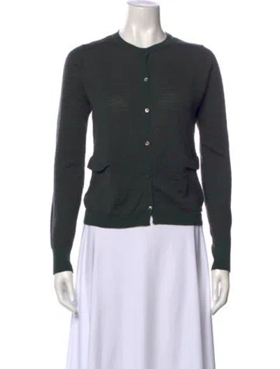 Pre-owned Ottod'ame Crew Neck Sweater In Green