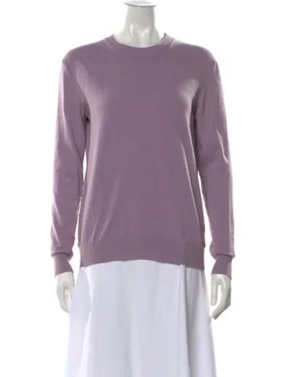 Pre-owned Ottod'ame Crew Neck Sweater In Purple