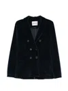 Ottod'ame Double-breasted Blazer In Blue