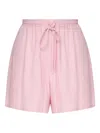Ottod'ame Elastic-waist Drawstring Mini Shorts