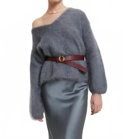 Ottod'ame Fluffy Sweater In Polvere In Pattern