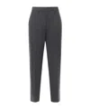 Ottod'ame Indented Casual Pants In Gray