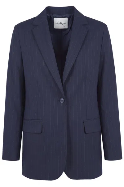 Ottod'ame - Jacket - 480336 - Dark Blue In Blu Scuro