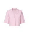 Ottod'ame Lapel Shirt In Pink