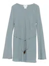 Ottod'ame Long Sleeve Blouse In Blue