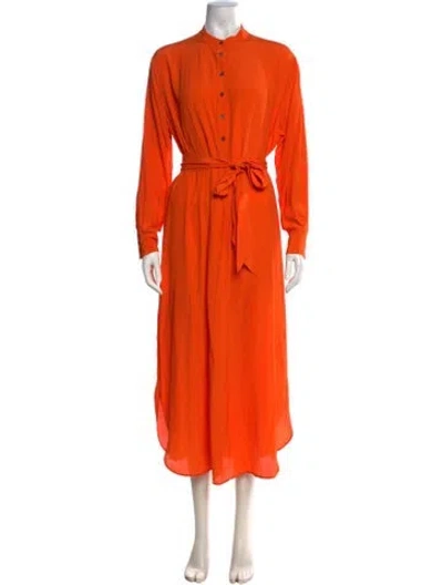 Pre-owned Ottod'ame Midi Length Dress In Orange