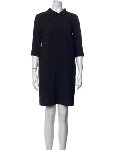 Pre-owned Ottod'ame Mini Dress In Black