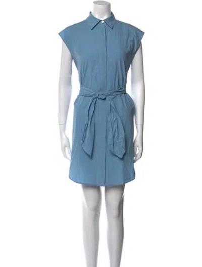 Pre-owned Ottod'ame Mini Dress In Blue